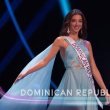 Mariana Downing con su traje de gala en el Miss Universo 2023