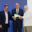 El Indotel recibió uno de los siete premios en el reglón “Reconocimiento a Compras Públicas Verdes”.