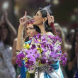 Miss Nicaragua Sheynnis Palacios reacciona tras ser coronada Miss Universo en la 72a edición de Miss Universo en San Salvador, El Salvador, el sábado pasado.