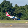 Avión accidentando en Aeropuerto Internacional Presidente Doctor Joaquín Balaguer "El Higüero"