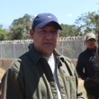 Abel Martínez durante su recorrido por la frontera