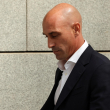 (FILES) Former president of the Spanish football federation Luis Rubiales leaves the Audiencia Nacional court in Madrid on September 15, 2023. Spain prosecutors want Rubiales jailed for 2.5 years for World Cup kiss, AFP reports on March 27, 2024. (Photo by Thomas COEX / AFP)