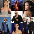 Ariana Grande, Shakira, Rihanna, Andrea Bocelli, Pitbull, Katty Perry y The Backstreet boys.