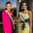 Miss Canadá y Miss República Dominicana.