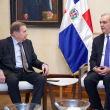 Edmundo Gonzalez junto al presidente Luis Abinader en el Palacio Nacional