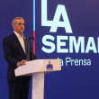 El presidente Luis Abinader en su participación en La Semanal del lunes 31 de marzo de 2025