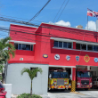 Cuartel de bomberos ubicado en la provincia de San Cristóbal.