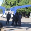 En Dajabón, agentes de la Policía Nacional redoblaron la seguridad