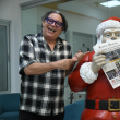 Kenny Grullón durante su visita a Listín Diario