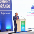 El ministro de Hacienda y Economía, Magín Díaz, en una actividad en el Banco Central.