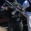 Imagen de Hans Wender Lluberes Sánchez cuando fue deportado de Estados Unidos en octubre de 2025.