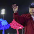 This handout picture released by Nicaragua's government via the official El 19 Digital news outlet shows Nicaragua's President Daniel Ortega waving during an event to commemorate the 47th anniversary of the Nicaraguan Revolution in Managua, on July 19, 2026. (Photo by Cesar PEREZ / El 19 DIGITAL / AFP) / RESTRICTED TO EDITORIAL USE - MANDATORY CREDIT "AFP PHOTO / EL 19 DIGITAL / Cesar PEREZ " - HANDOUT - NO MARKETING NO ADVERTISING CAMPAIGNS - DISTRIBUTED AS A SERVICE TO CLIENTS