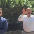 Brian De Peña al momento de ser puesto en libertad.