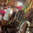 Niños y adolescentes colmaron los atractivos mecánicos al momento del accidente ocurrido en las patronales de Hato Mayor