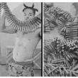 Capturas de pantalla de videos publicados en redes sociales por Wilson Joseph, alias «Lanmo San Jou», líder de la banda 400 Mawozo, que muestran munición de calibre .50 con una distintiva punta amarilla.