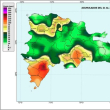 Mapa hidrometeológico de los últimos cinco días