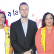 Lourdes Ceballos, Loduvic Siviere y Elizabeth Santos.