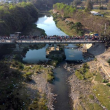 La construcción de un canal para desviar las aguas del río Masacre ha provocado un conflicto. ARCHIVO/