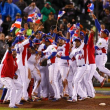 Selección dominicana al ganar el Clásico Mundial de Béisbol 2013. Foto de archivo.