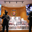 324 paquetes de presunta cocaína ocupados por agentes de anti narcóticos en La Romana
