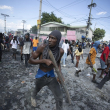 Fotografía de archivo de bandas criminales en Haití