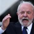 El presidente de Brasil, Luiz Inácio Lula da Silva, habla durante su visita al Comando de la Armada de Brasil, en Brasilia, Brasil, el miércoles 15 de marzo de 2023.