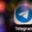 Aplicación de la red social Telegram.