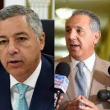 Donald Guerrero y Jose Ramon Peralta, exministros imputados por casos de corrupción.