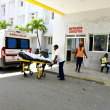 Entrada al hospital Antonio Musa en San Pedro de Macorís, donde han sido llevados los heridos más graves del choque.