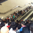 El Metro de Santo Domingo luce cada día más saturado, a lo que se suman las fallas técnicas.