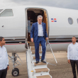 Llegada del presidente Luis Abinader a Belice