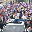 El candidato presidencial del PLD, Abel Martínez, encabezó la marcha peledeísta