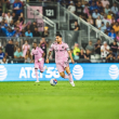 El futbolista argentino Lionel Messi en su debut con el Inter Miami.