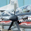 Aviones Super Tucano en la base aérea de San lsidro