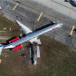 En el primer informe la Junta de Seguridad Nacional en el Transporte (NTSB por sus siglas en inglés), determinó que el avión MD-82 del vuelo 203 sufrió un colapso del tren de aterrizaje principal del lado izquierdo.