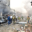Fuerza del orden trabajan en explosión en San Cristóbal
