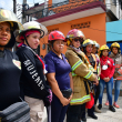 La brigada femenina del cuerpo de bomberos de San Cristóbal