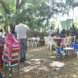 Este domingo realizaron una actividad de salud mental para niños de la zona de desastre en San Cristóbal.