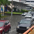 Calles del Gran Santo Domingo previo a la llegada de la tormenta Franklin