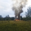 avión privado estrellado cerca de la aldea de Kuzhenkino, región de Tver, Rusia