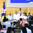 Luis Abinader durante acto oficial de inicio de año escolar 2023 - 2024