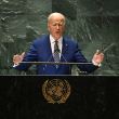 El presidente de Estados Unidos, Joe Biden, habló ayer ante la ONU.