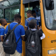 El transporte escolar ya se aplica en Santo Domingo Oeste, Monte Plata y San Cristóbal.