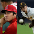 Jugadores de Grandes Ligas Shoei Ohtani y Blake Snell