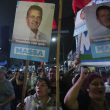 Pancartas de Sergio Massa, Buenos Aires, Argentina