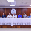 El ministro de Salud, Daniel Rivera, encabezó la rueda de prensa donde confirmó 13 muertes registradas por dengue.