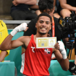 Boxeador dominicano Yunior Alcántara en los Juegos Panamericanos 2023