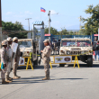 Unidades militares dominicanas reforzaron el perímetro de seguridad en la frontera ante la incursión de policías haitianos el domingo en un área de Dajabón donde agredieron a comerciantes.