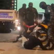 Captura del video de la agresión policial