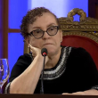 Miriam Germán rompe en llanto al recordar al primer senador de Salcedo.